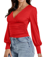 Women's Slim Fit Elegant V Neck Tops (Buy 2 Free Shipping)