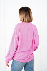 Women's Ribbed Long Sleeve V-Neck Pullover Tops (Buy 2 Free Shipping)