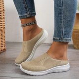 Women’s Breathable Knit Walking Shoes – Lightweight Slip-On Comfort
