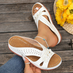 Women's Summer Wedge Sandals – New Arrival Comfort Slip-Ons