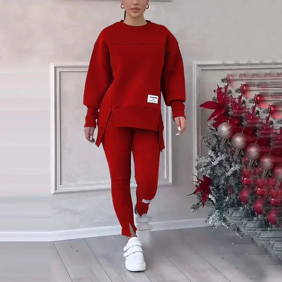 Women's Casual Sweatshirt Leggings Set