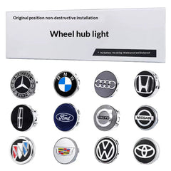 4PCS Self-powered Car Wheel Hub Floating Center Caps
