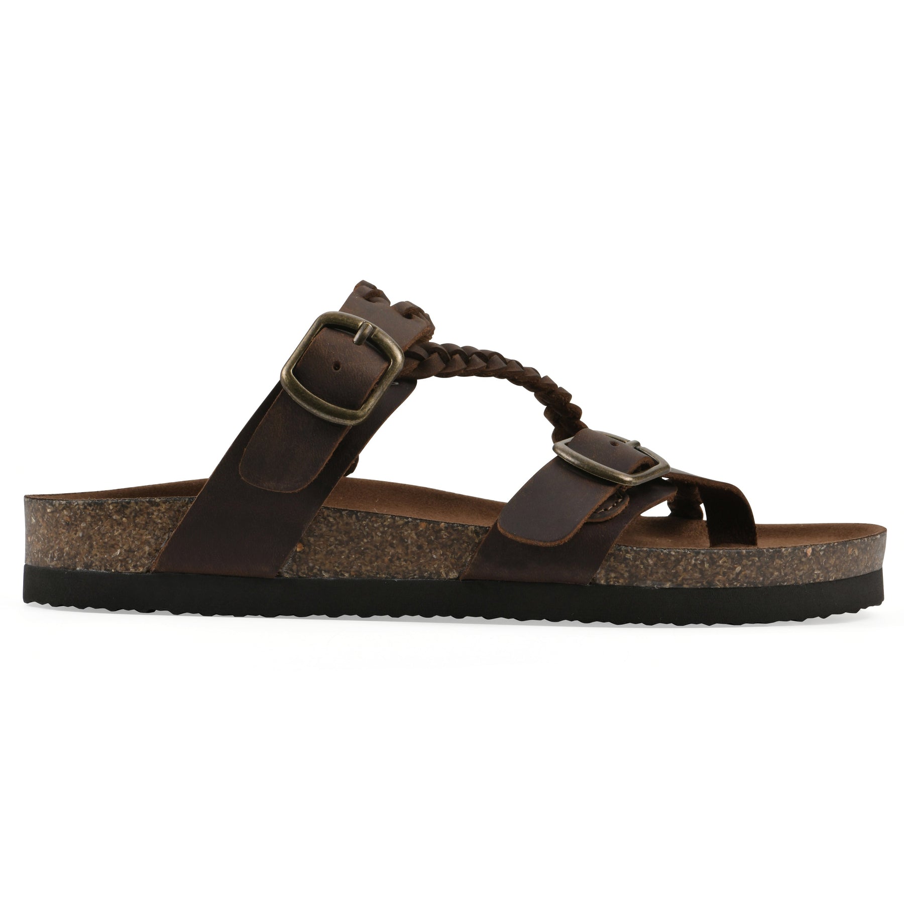 Women’s Braided Cork Sandals – Comfortable Wide Fit Summer Shoes